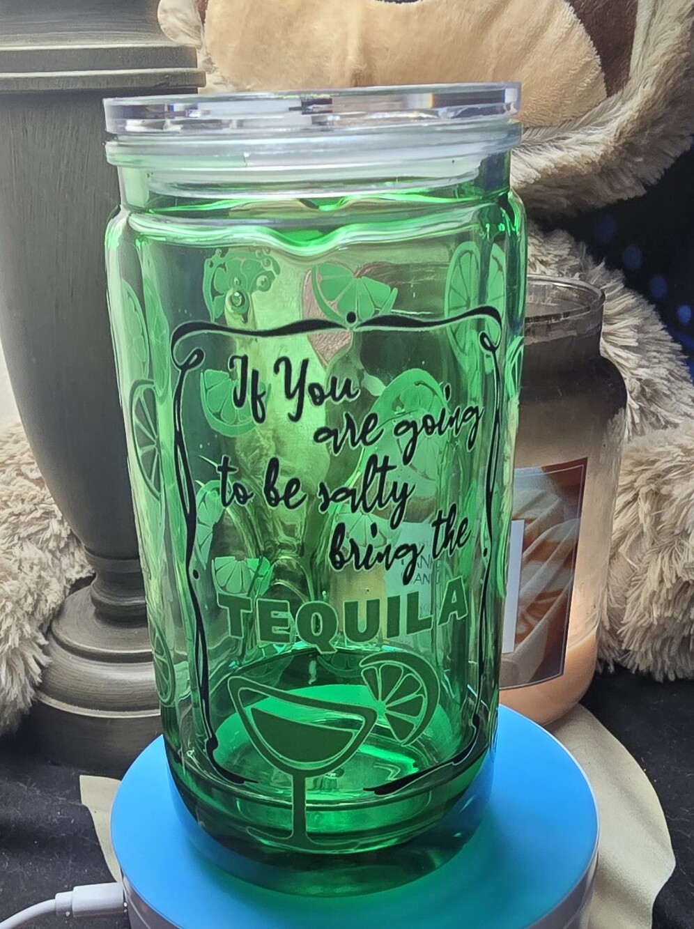 Honey DRIP Green Tequila Tumbler